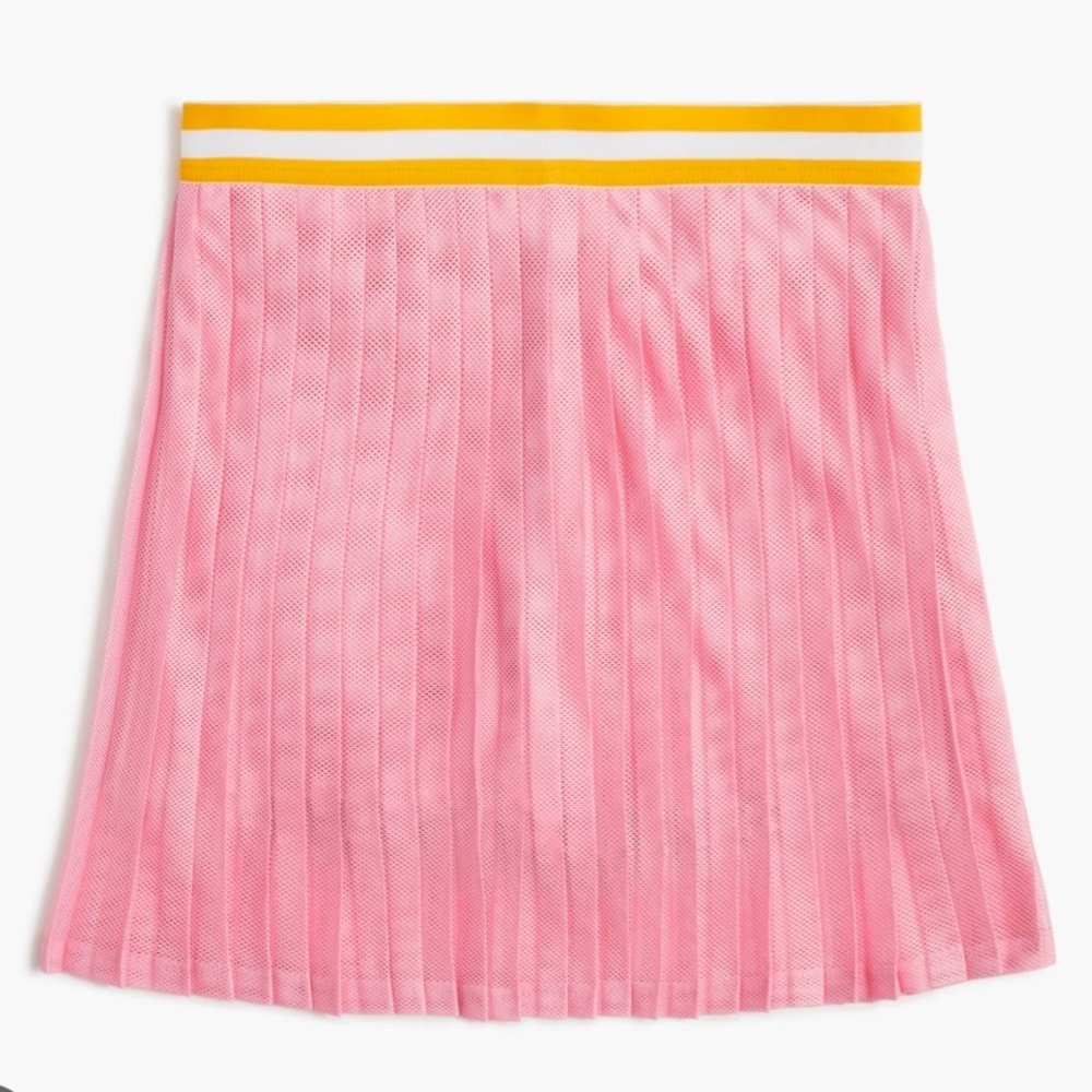 J. Crew mesh pleated active skort NWT